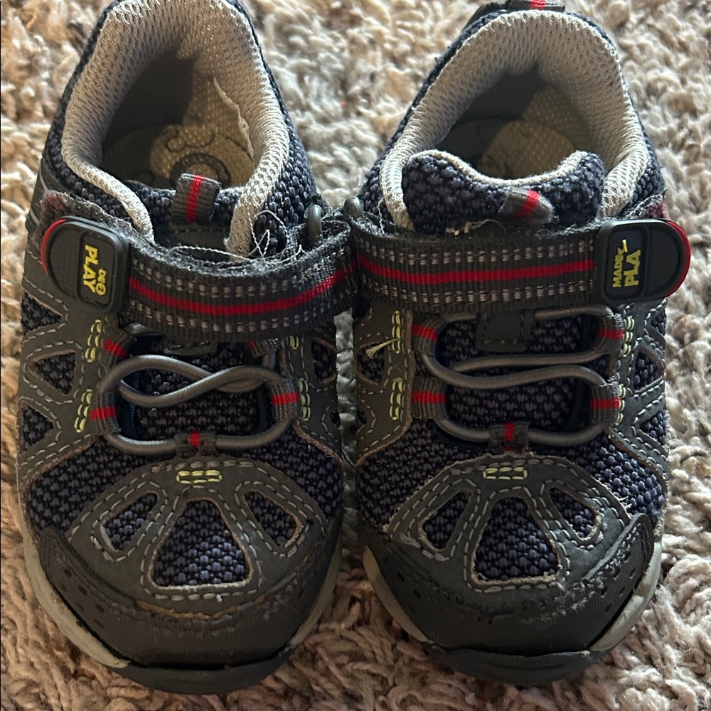 PLAE Kids' Blue and Gray Sneakers